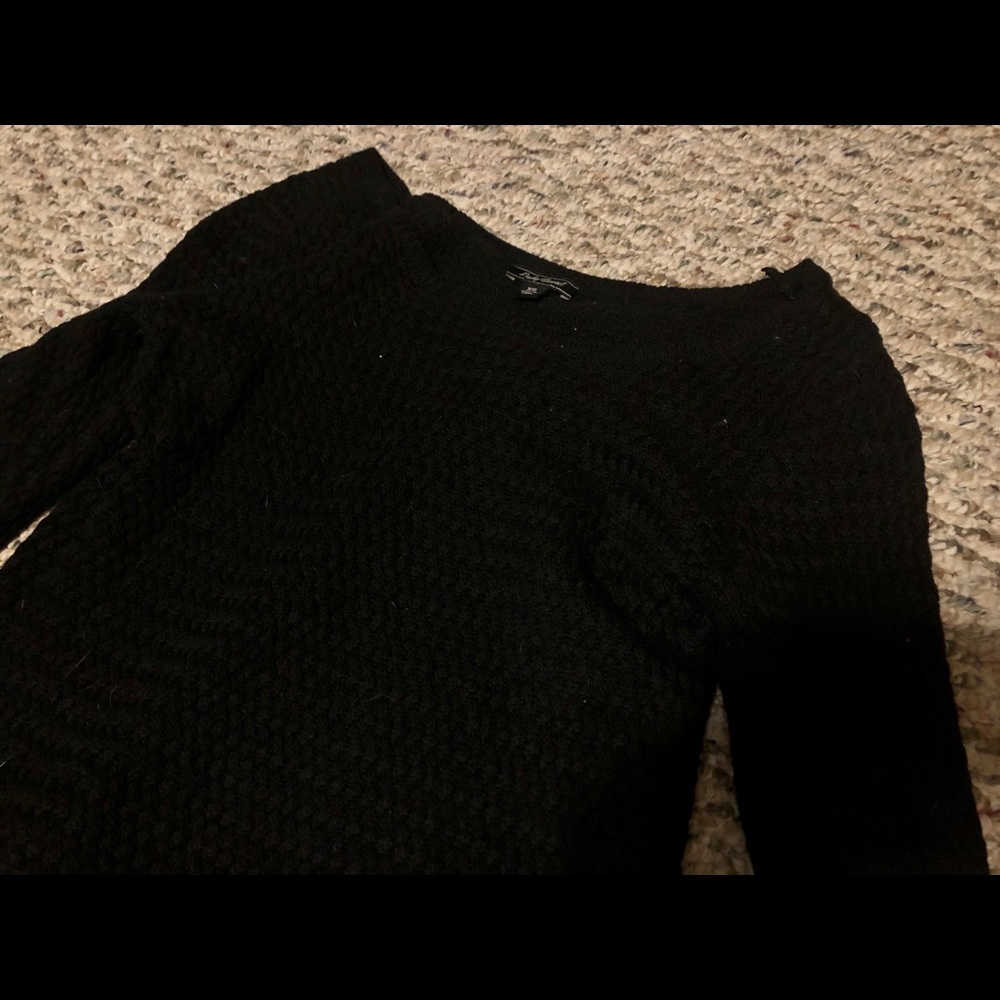 Lucky Brand Black Sweater with detailing - Picture 5 of 5